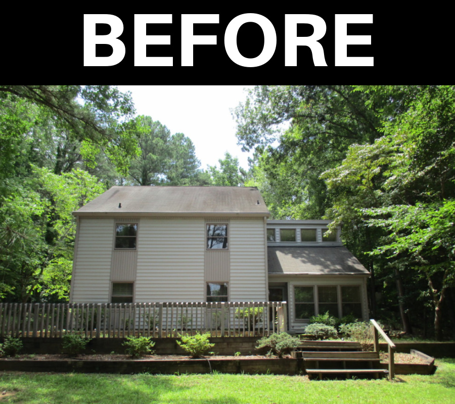 From Beige and Boring to Shades of Blue - before